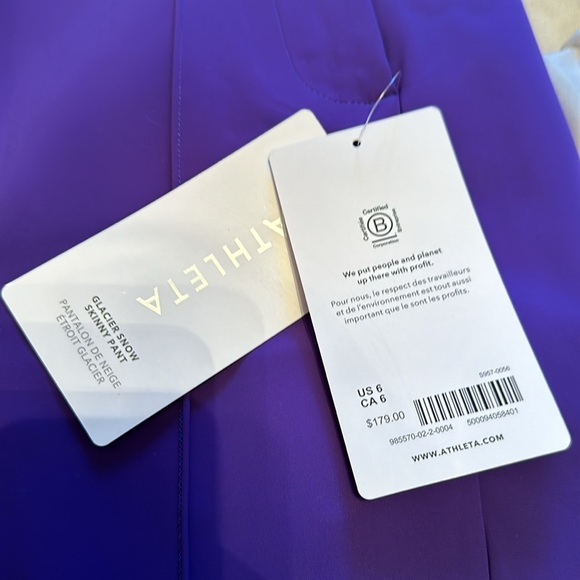 NWT Athleta Glacier Snow Skinny Pant II 6 - Picture 6 of 10